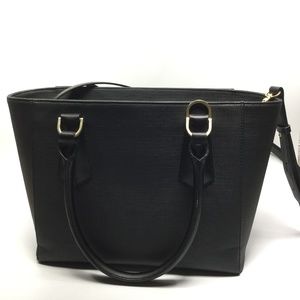 Dagne Dover Midi Signature Tote Black